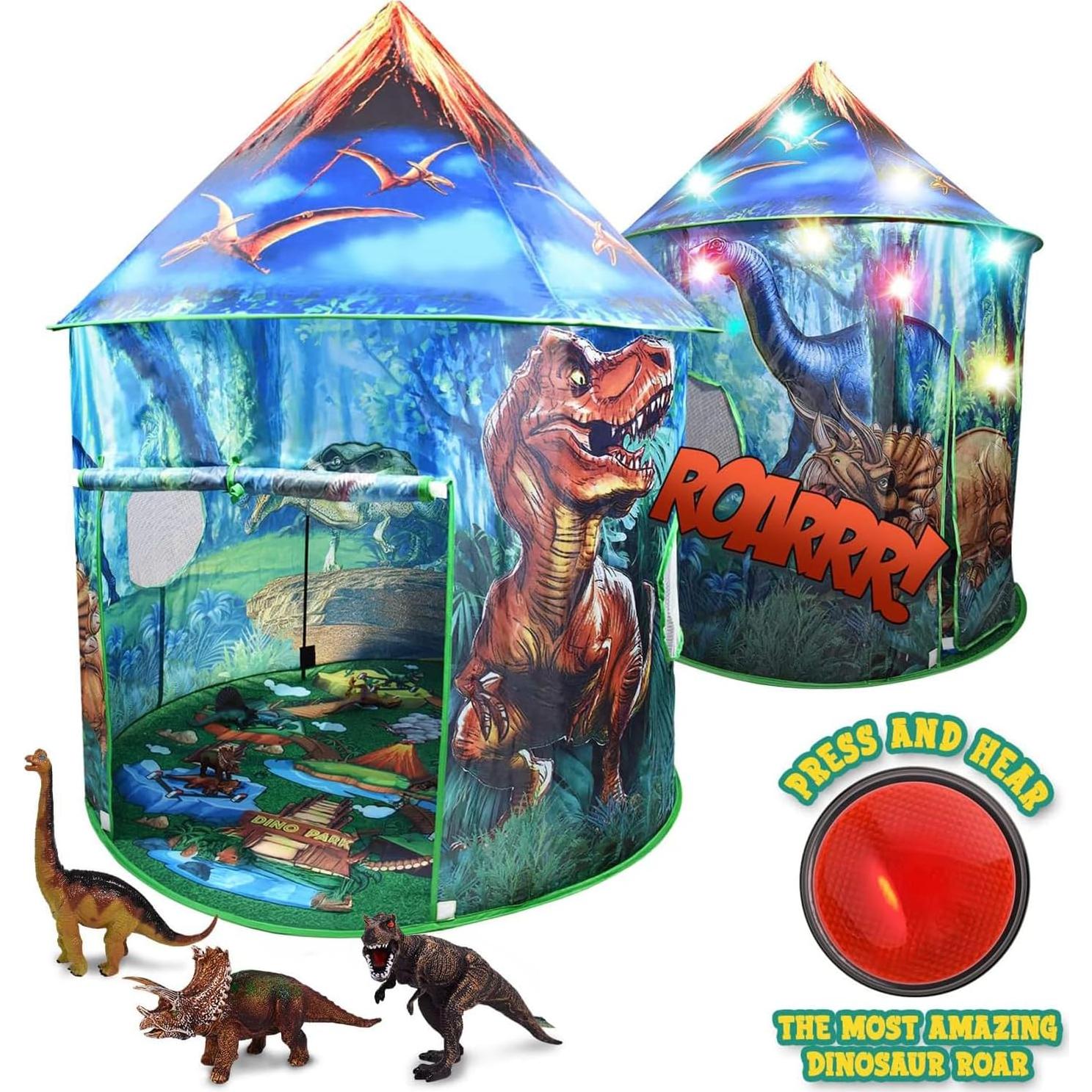 Tienda de Juego Pop Up Dinosaurios Toy To Enjoy 81x81cm