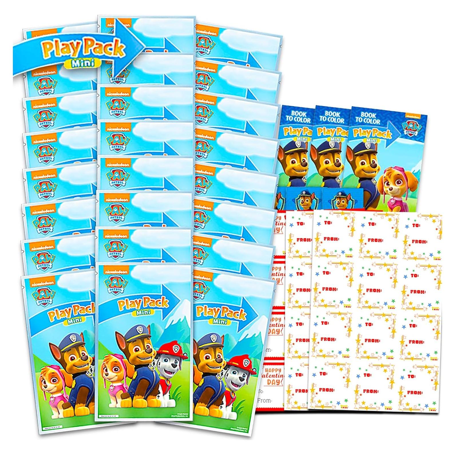 Paquete de Fiesta Paw Patrol - 24 Libros Mini para Colorear