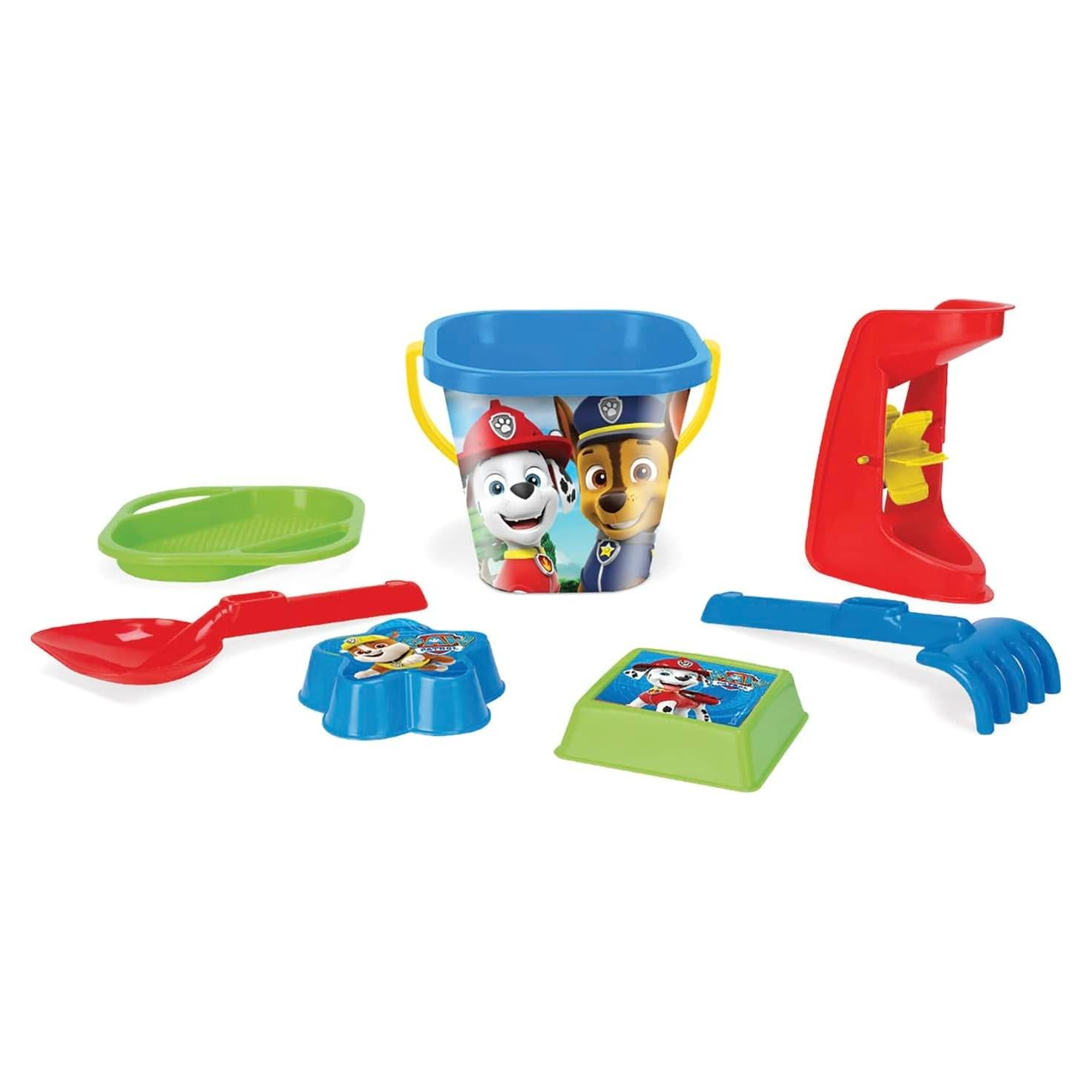 Set de Juguetes de Arena Wader Patrulla Canina 7 Piezas