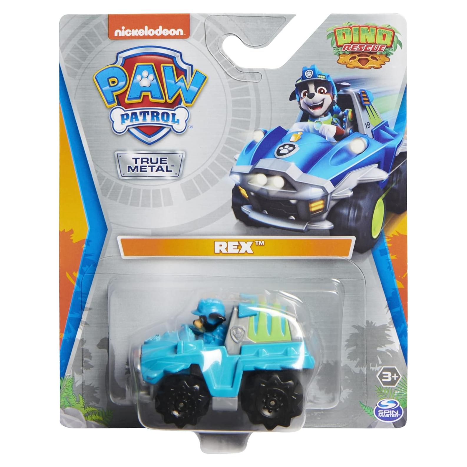 Vehículo Verdadero Metal Paw Patrol Rex 1:55 Spin Master