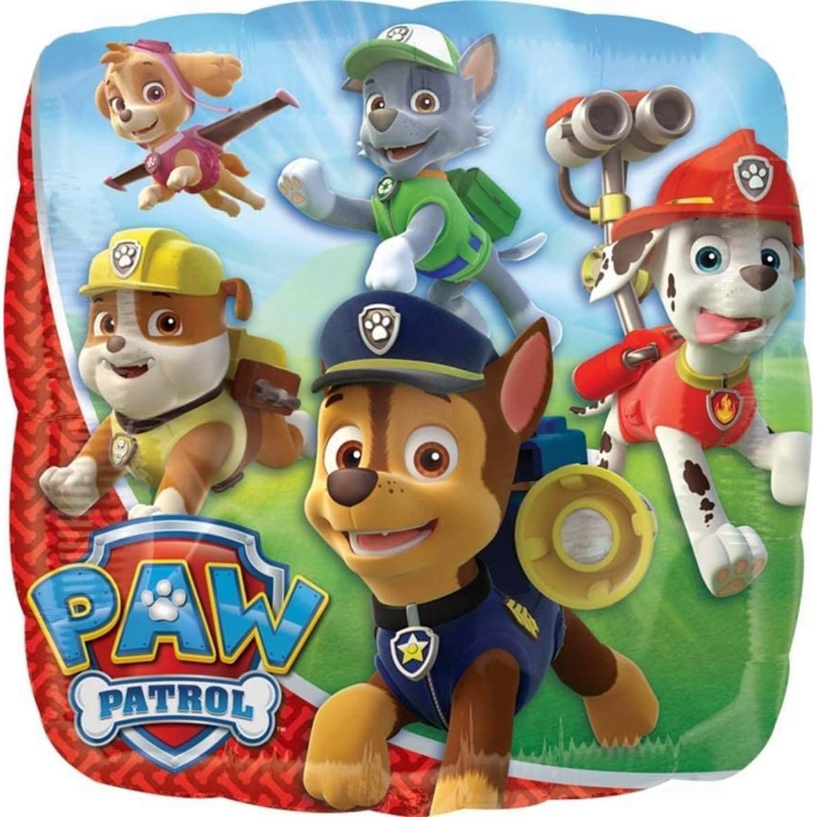 Ramo de Globos de Cumpleaños Anagram Paw Patrol Rubble Marshall Chase