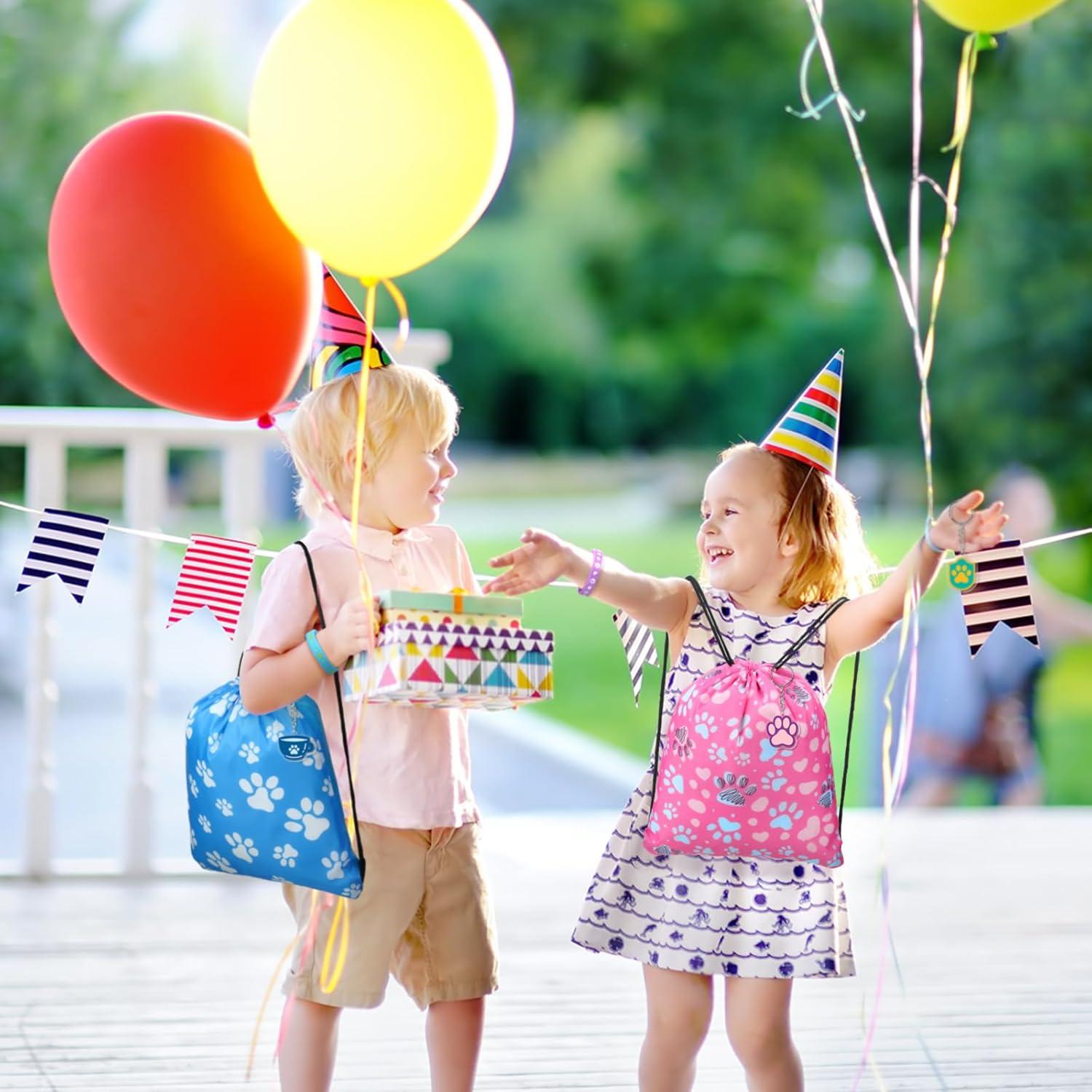 Set de Fiesta de Perro Talltalk 48 Pcs con Huellas de Patas