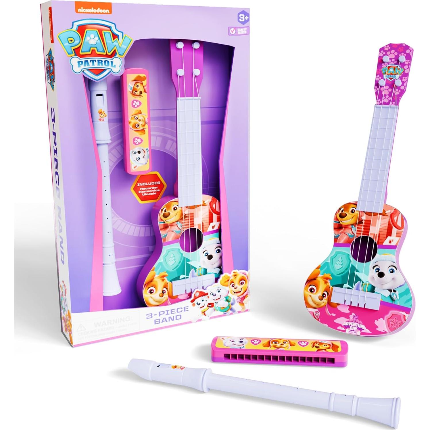 Set Musical Patrulla Canina Lollipop - Armónica, Ukulele y Flauta