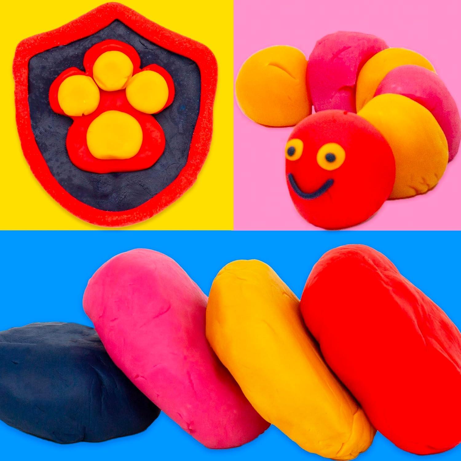 Pasta Sensorial Paw Patrol - 4 Tarros Reutilizables 85g