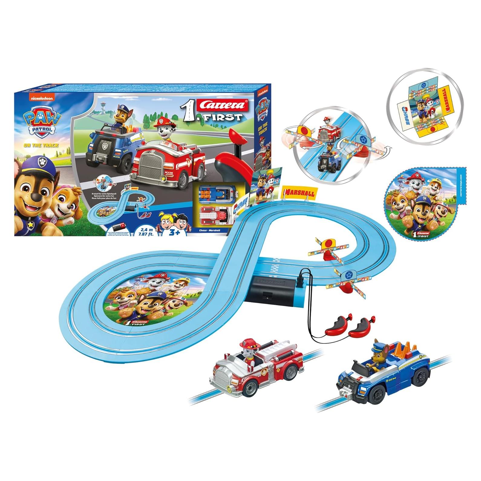 Pista de Carreras de Coches de Slot Carrera First PAW Patrol