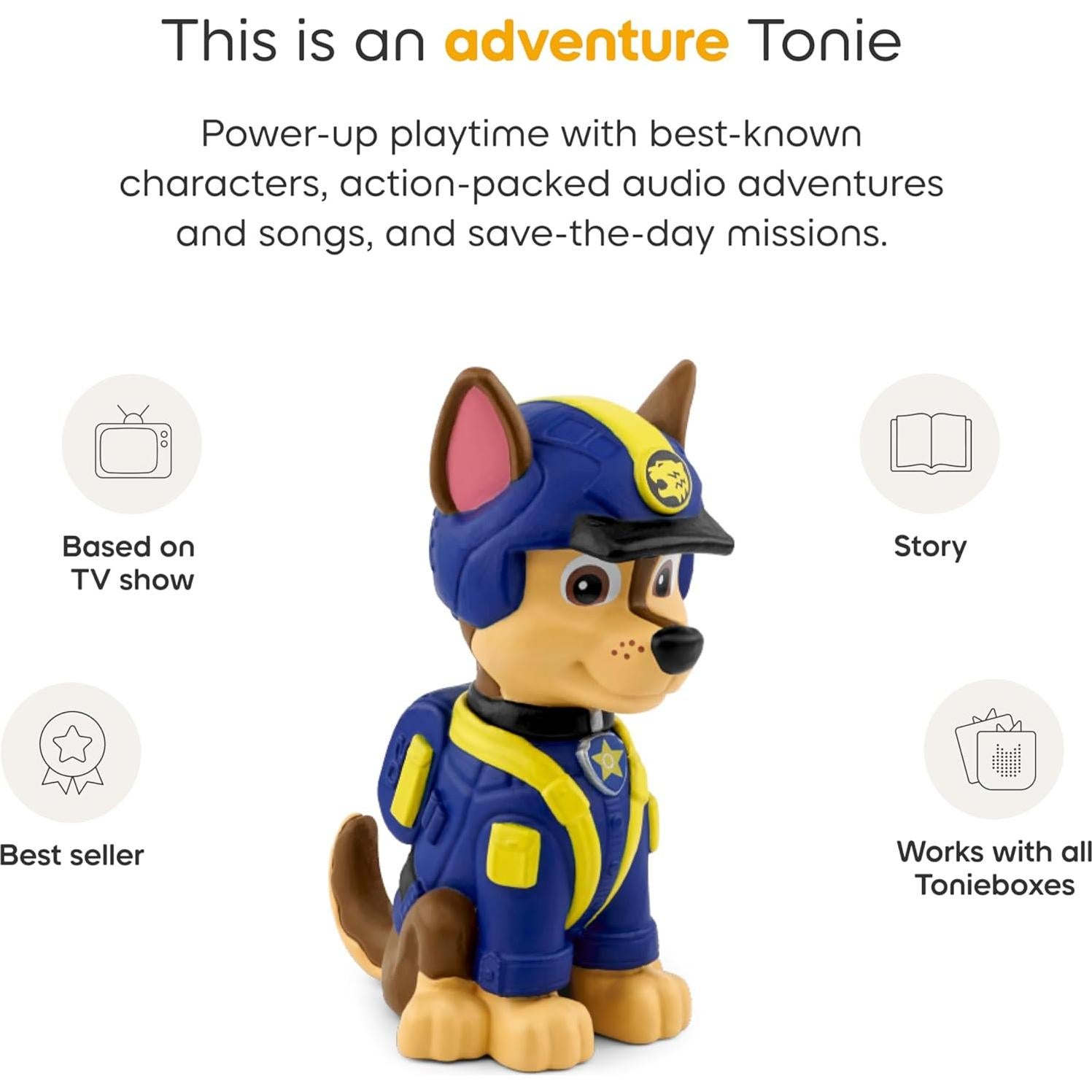 Figura de Juguete Tonies Chase PAW Patrol Jungle Pups 10.8cm