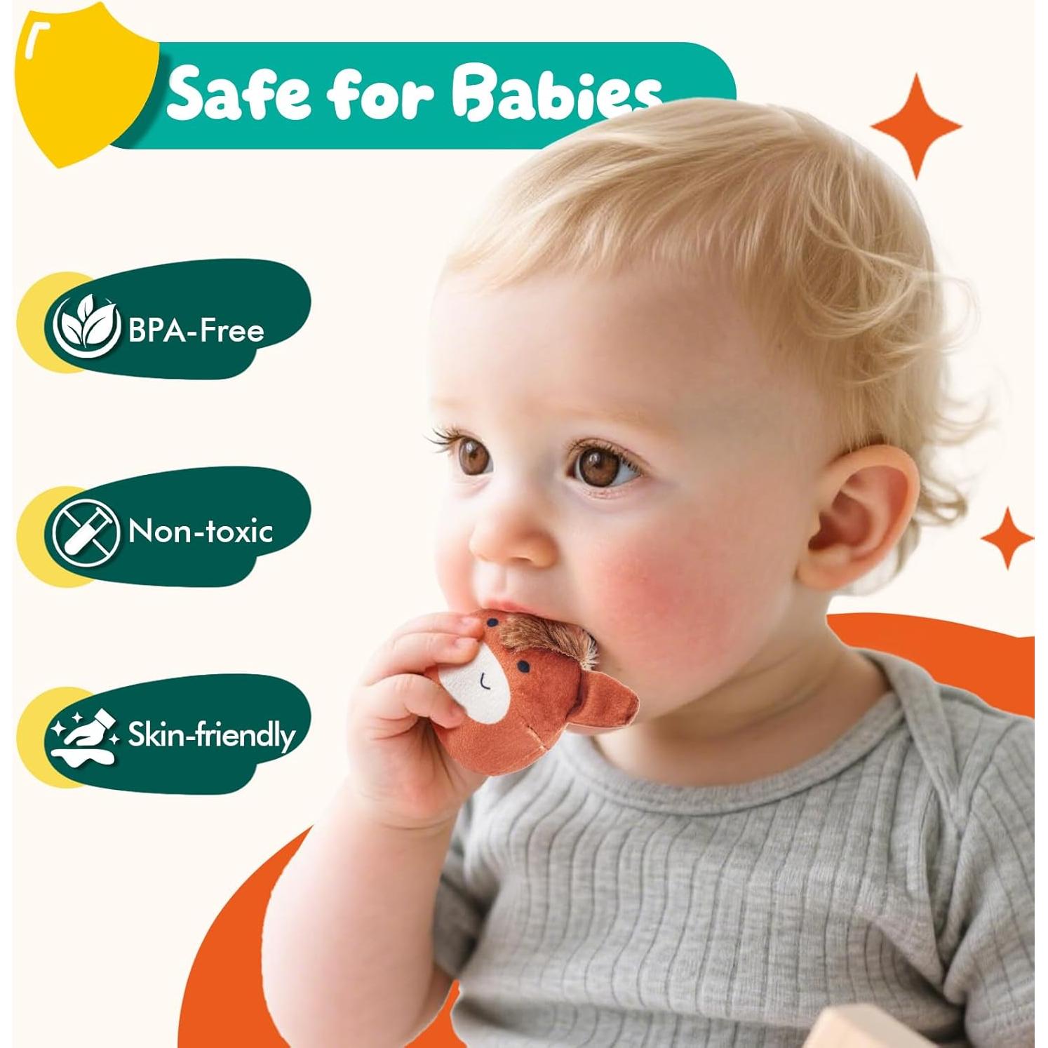 Juguete Montessori Granja Suave BUMBELIN con Animales 0-3 Años