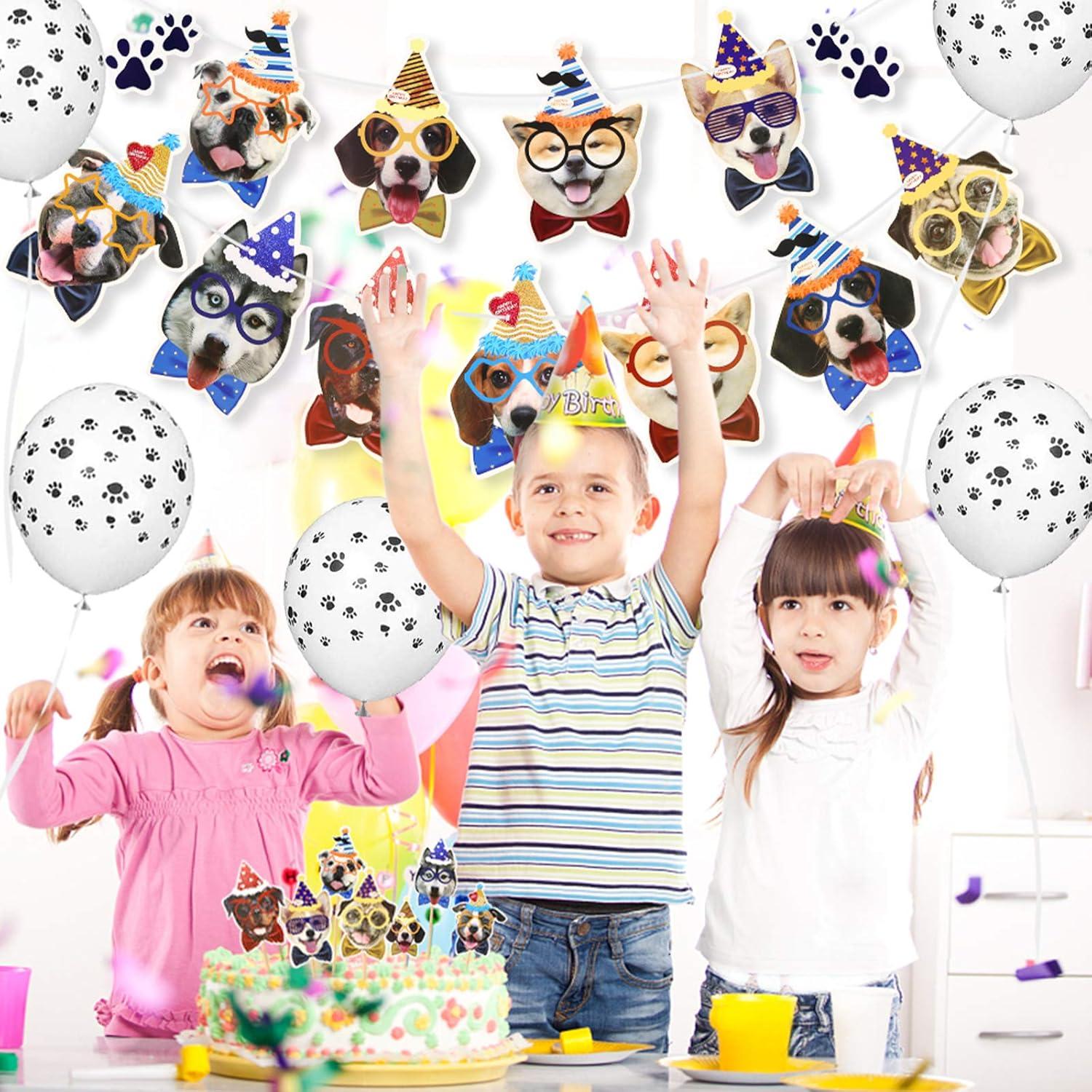 Globos de fiesta Koogel con huellas de patas, 100 pcs 30 cm