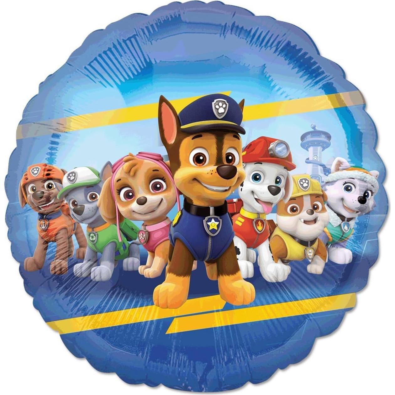 Ramo de Globos Anagram Paw Patrol Chase y Amigos 5 Piezas