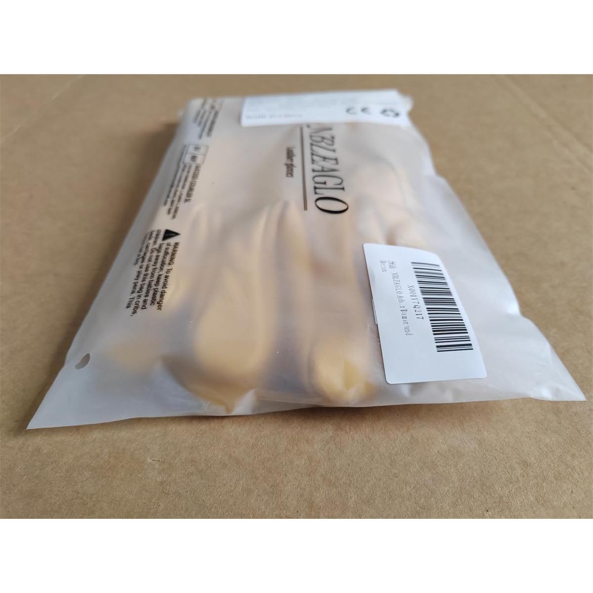 Guantes de trabajo de cuero de vaca NBLEAGLO - Unisex, M, L, XL