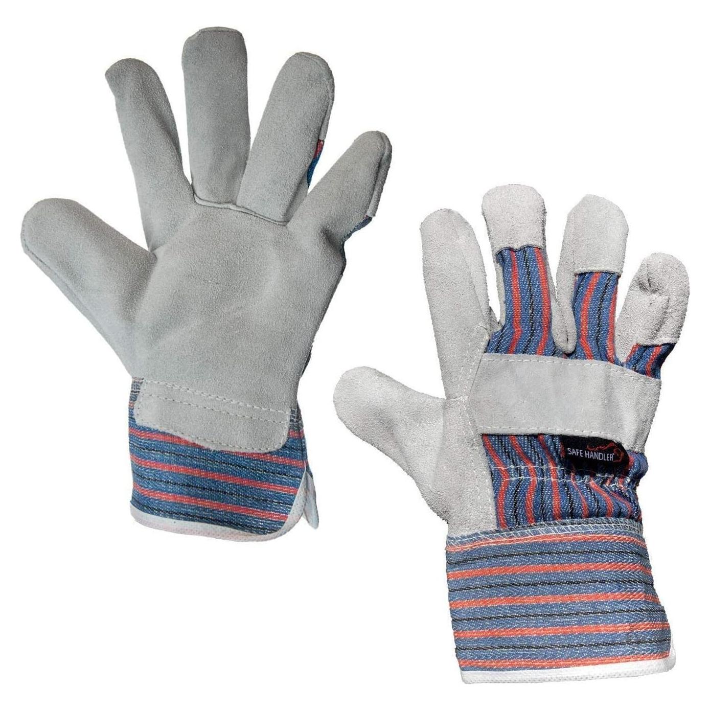 Guantes de Seguridad de Cuero Dividido Bison Life - 3 Paquetes