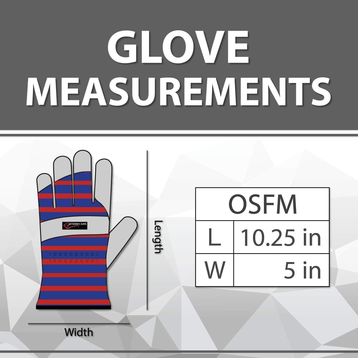 Guantes de Seguridad de Cuero Dividido Bison Life - 3 Paquetes