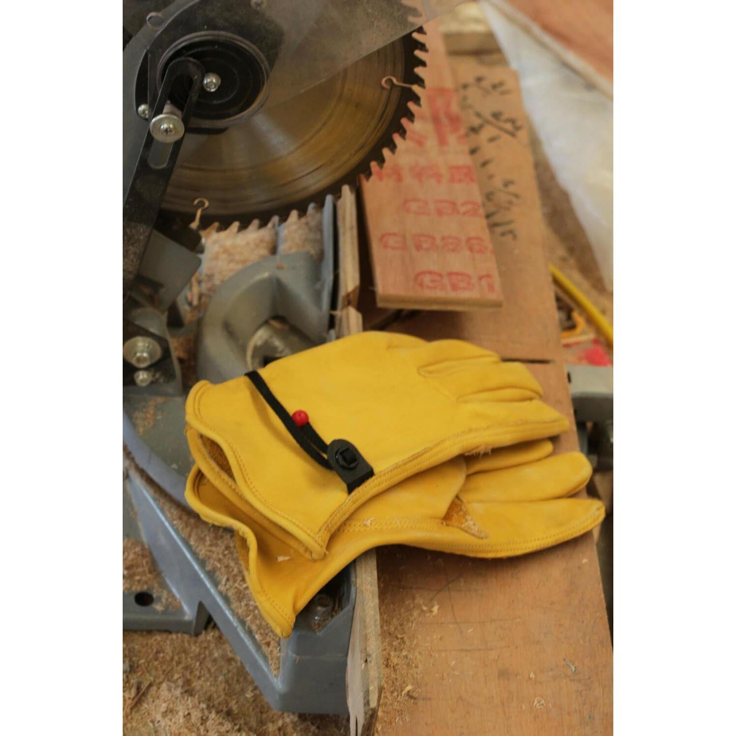 Guantes de trabajo de cuero OZERO grandes - 3 pares