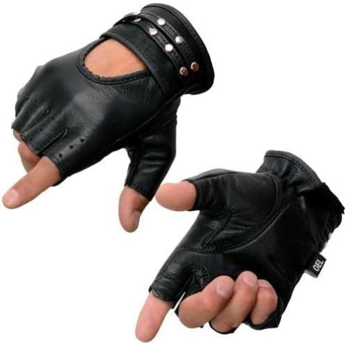 Guantes de Motocicleta Milwaukee SH461 de Cuero para Mujeres