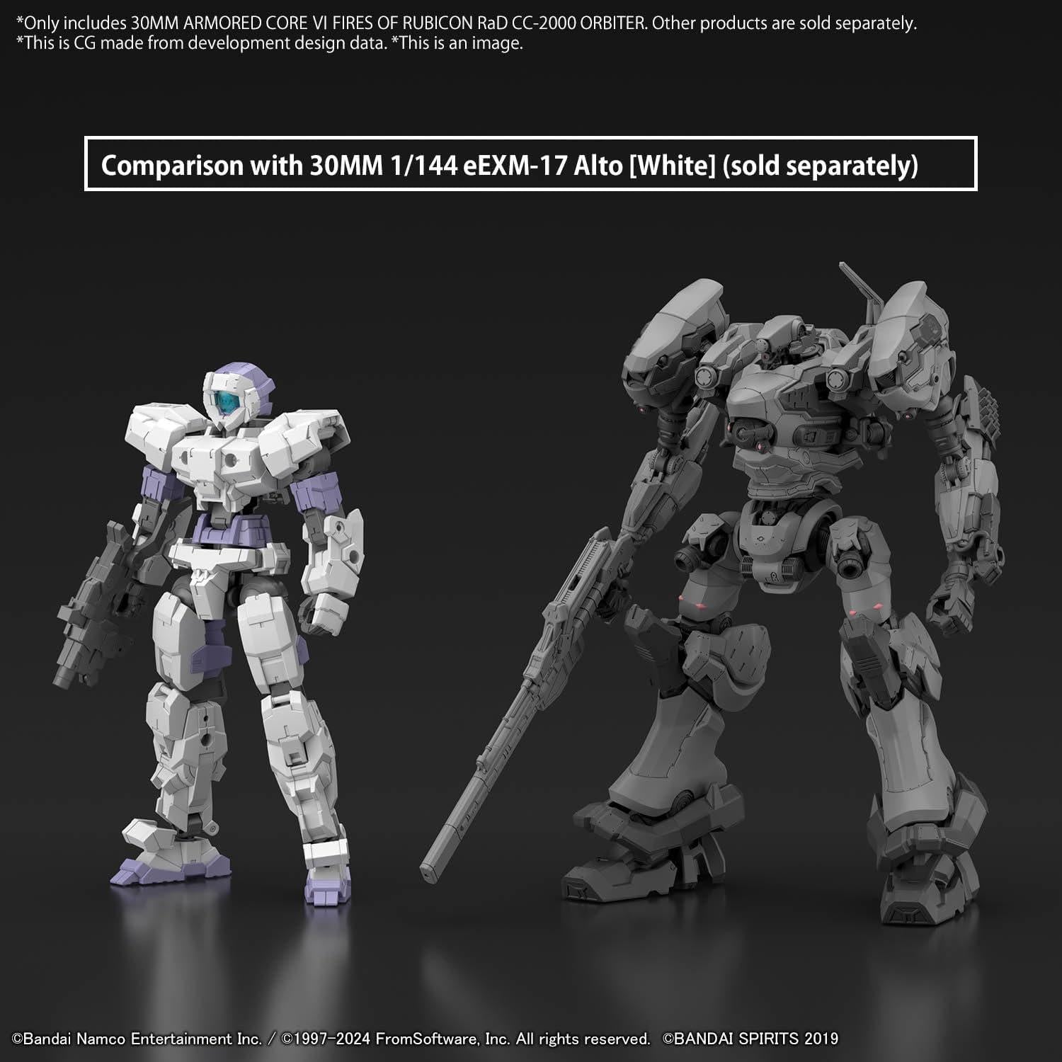 Kit de Modelo Bandai Hobby Armored Core VI CC-2000 1/144