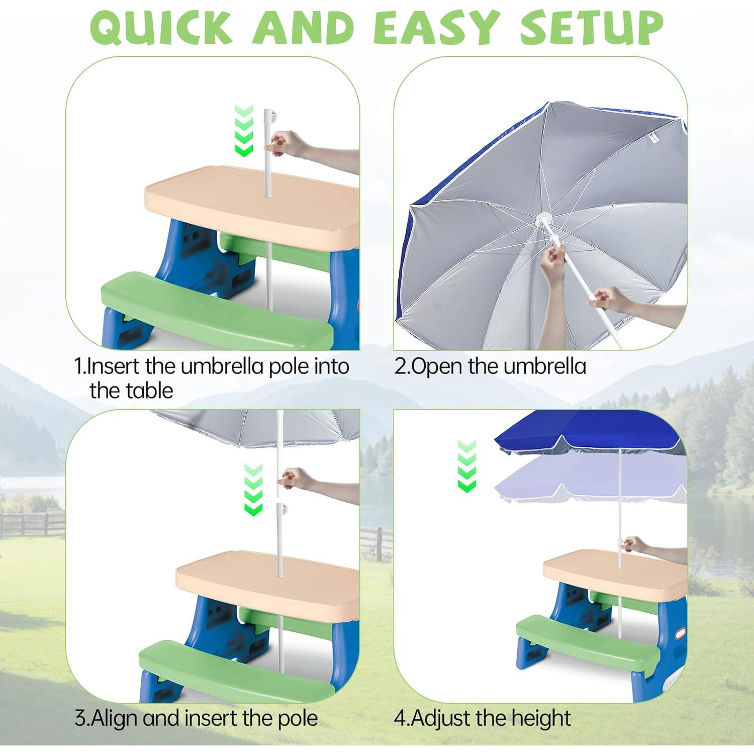 Paraguas de Reemplazo Little Tikes 177.8 cm para Picnic