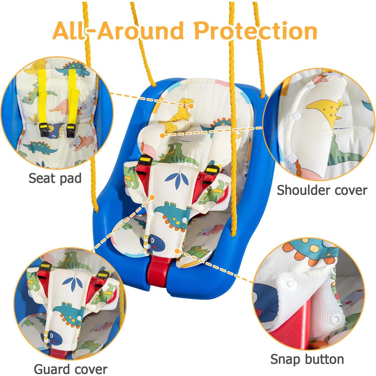 Cojín para Columpio Niños FEISIKE Acolchado 32x19cm