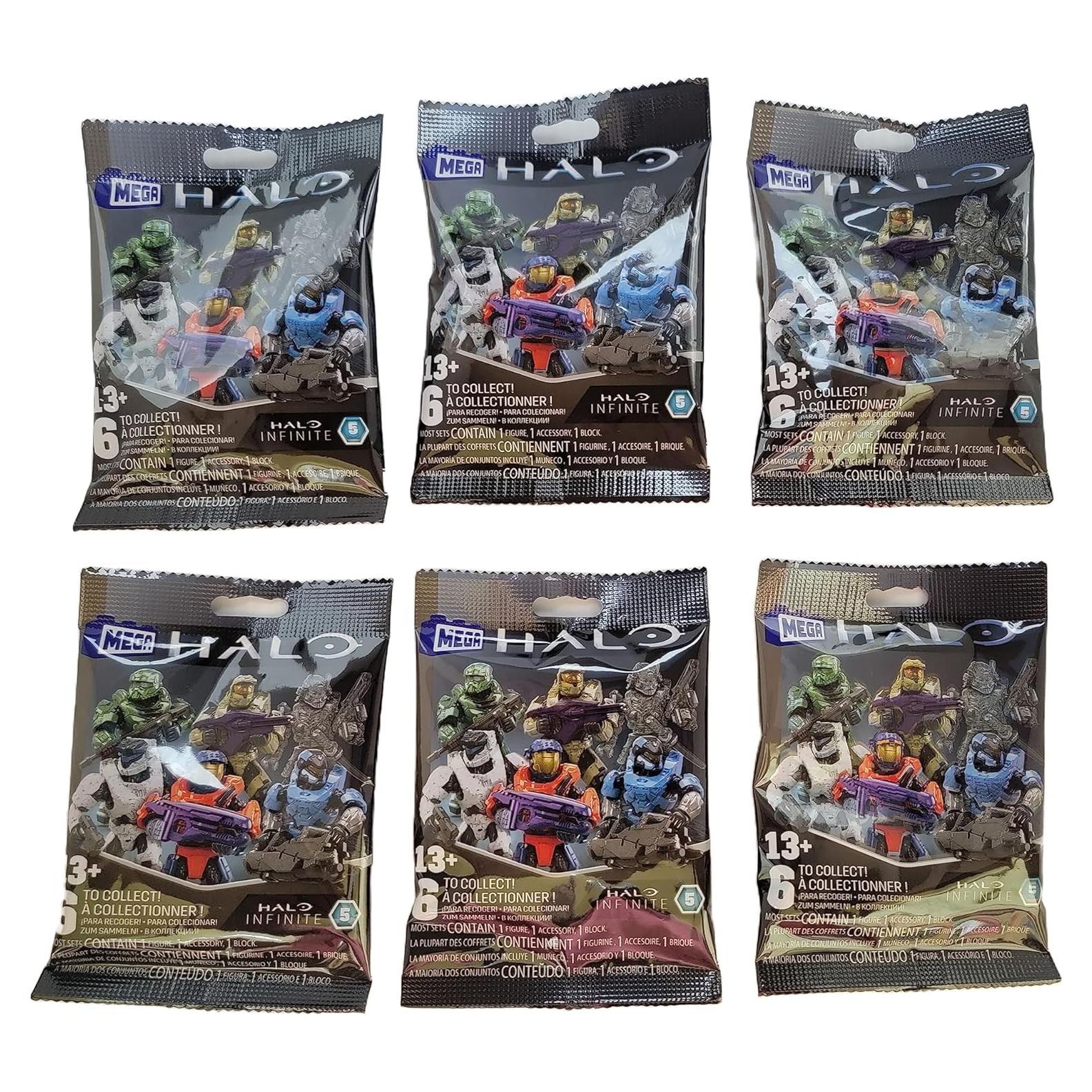 Mega Construx Halo Infinite Mini Figuras Serie 5 - 6 Paquetes