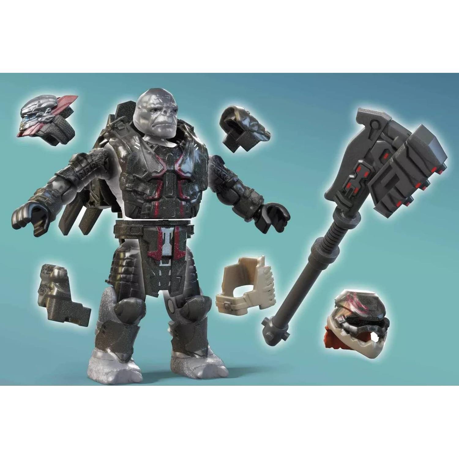 Figura de Acción Mega Construx Hyperius Halo Infinite 32g