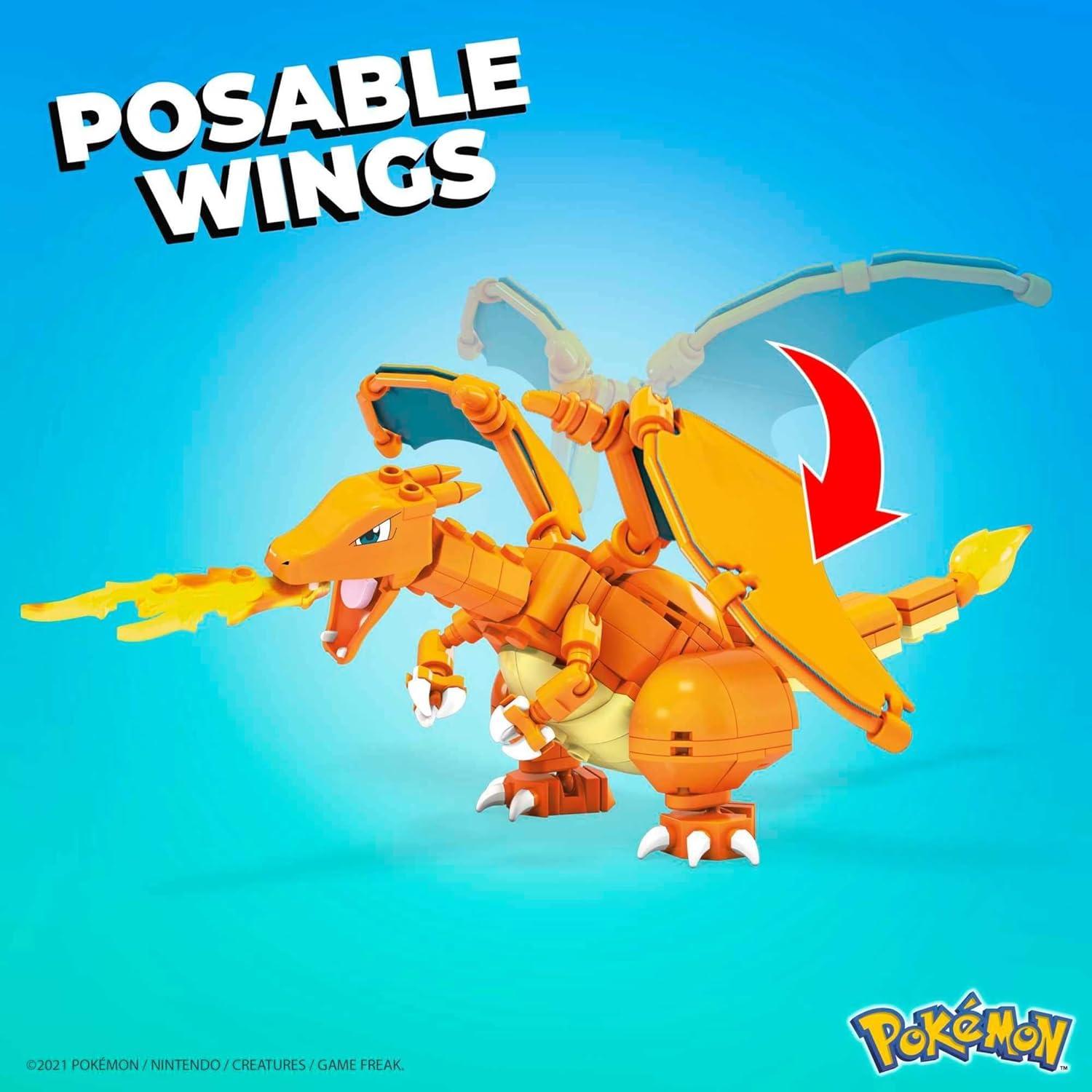 Set de Construcción Pokémon MEGA Charmander 313 Piezas