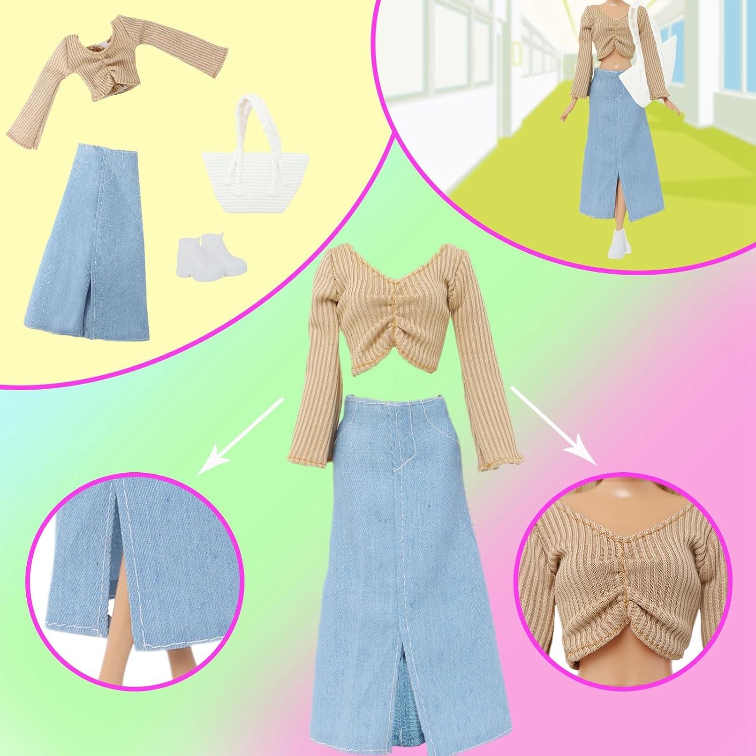 Conjunto de Ropa y Accesorios para Muñeca 29 cm BLIJOLA