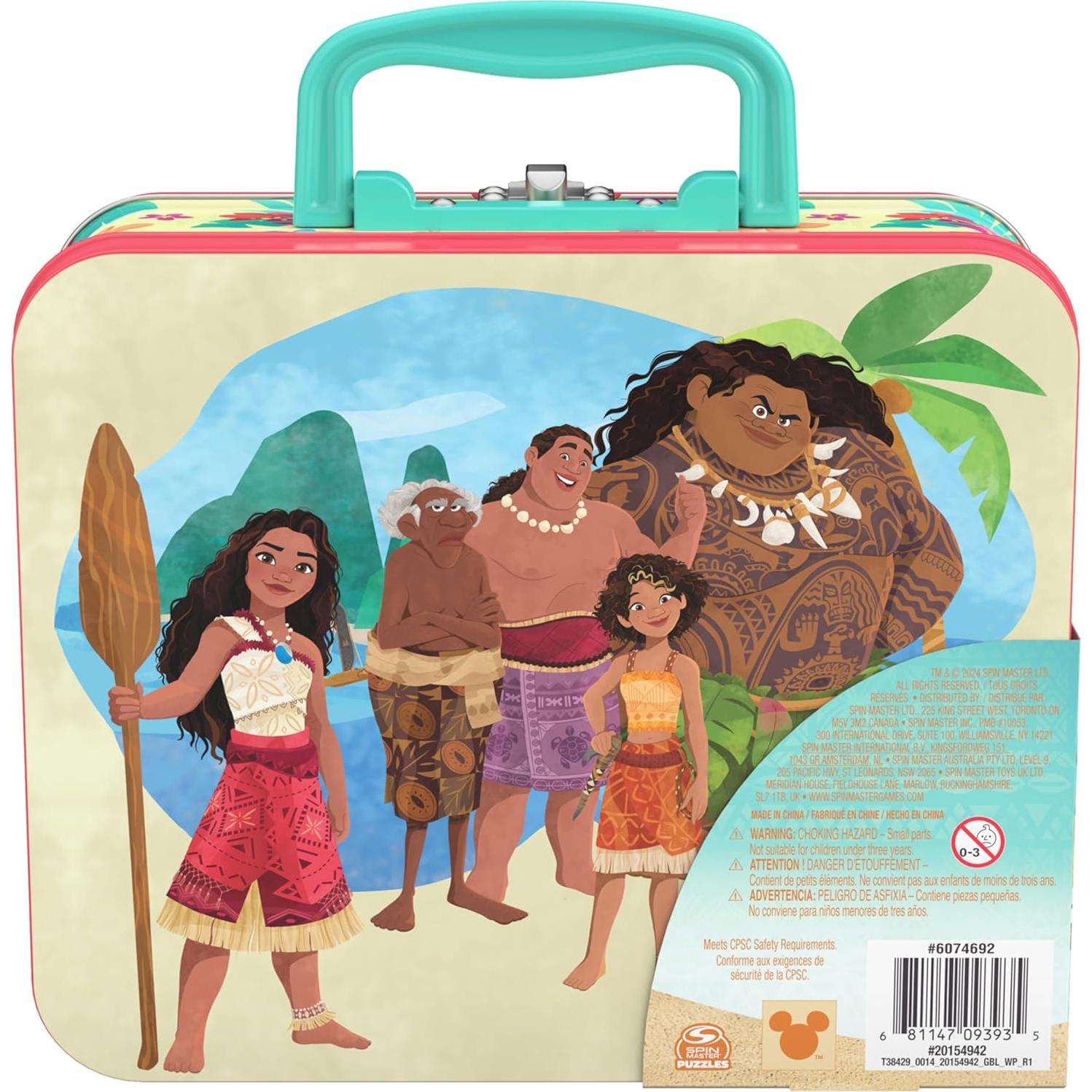 Rompecabezas Moana 2 Disney Spin Master 48 Piezas en Lata