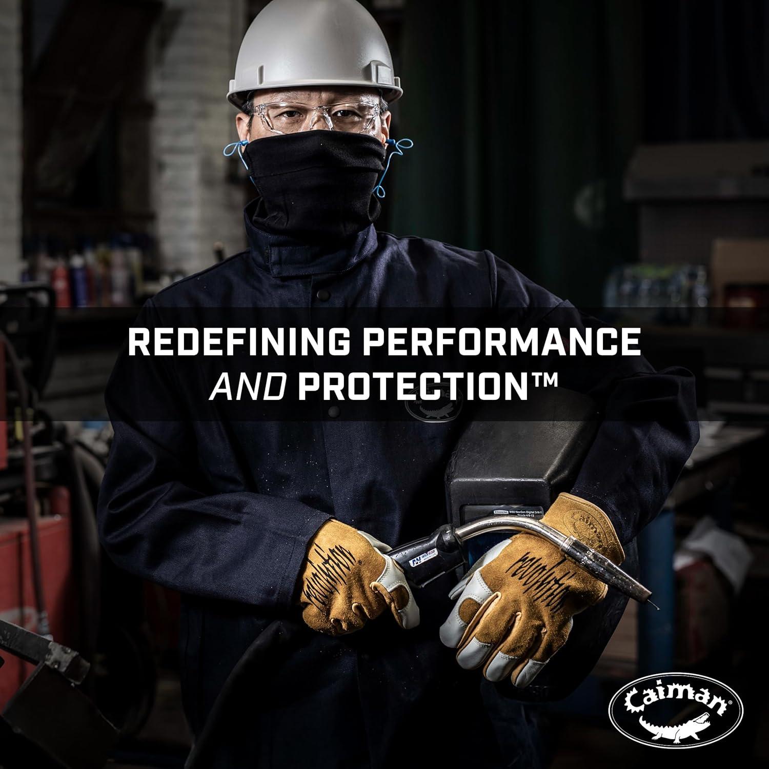 Guantes de Soldadura Caiman 1828 de Cuero de Vaca Grande