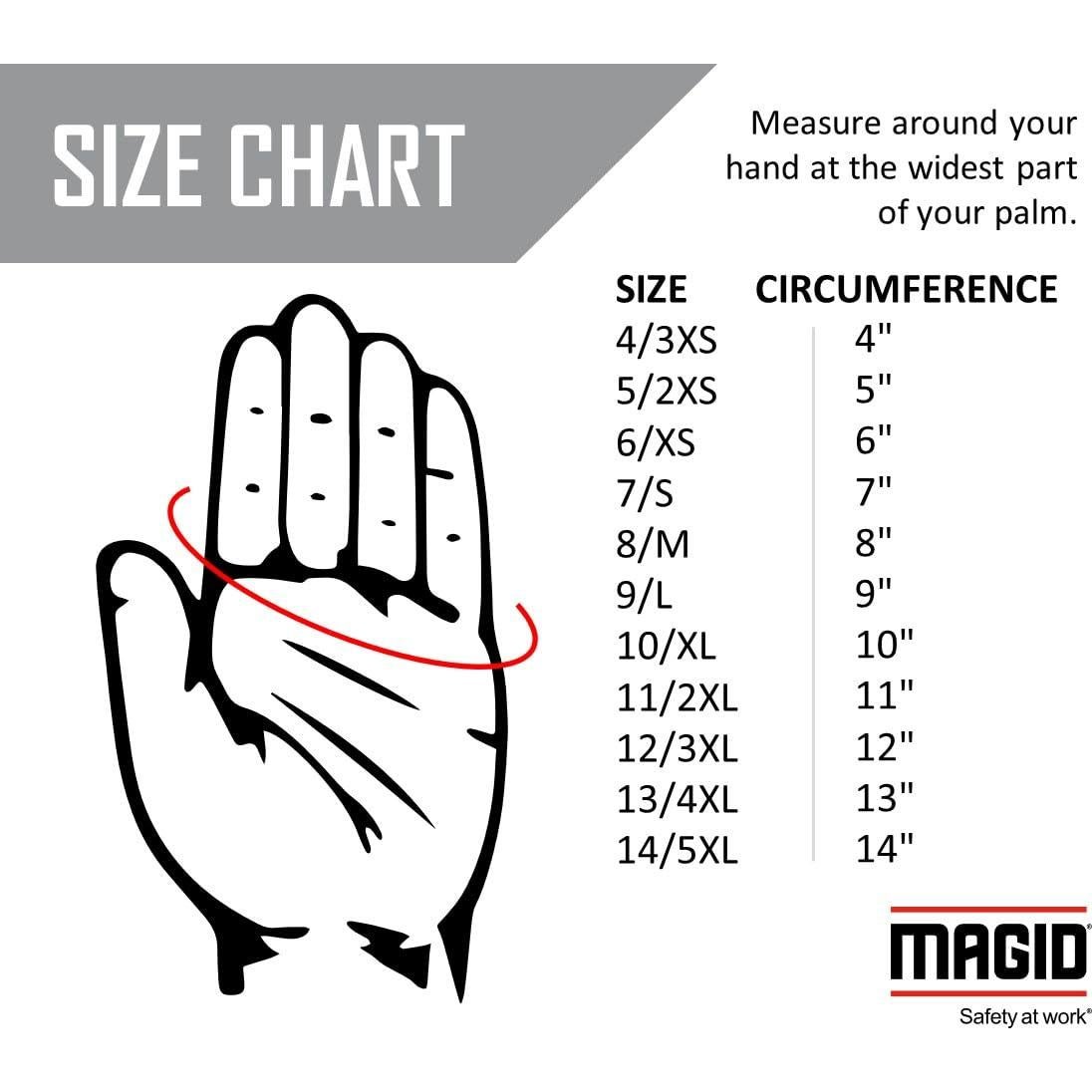 Guante de Impacto Magid T-REX Rebel TRX814 Piel de Cabra A6-9/L
