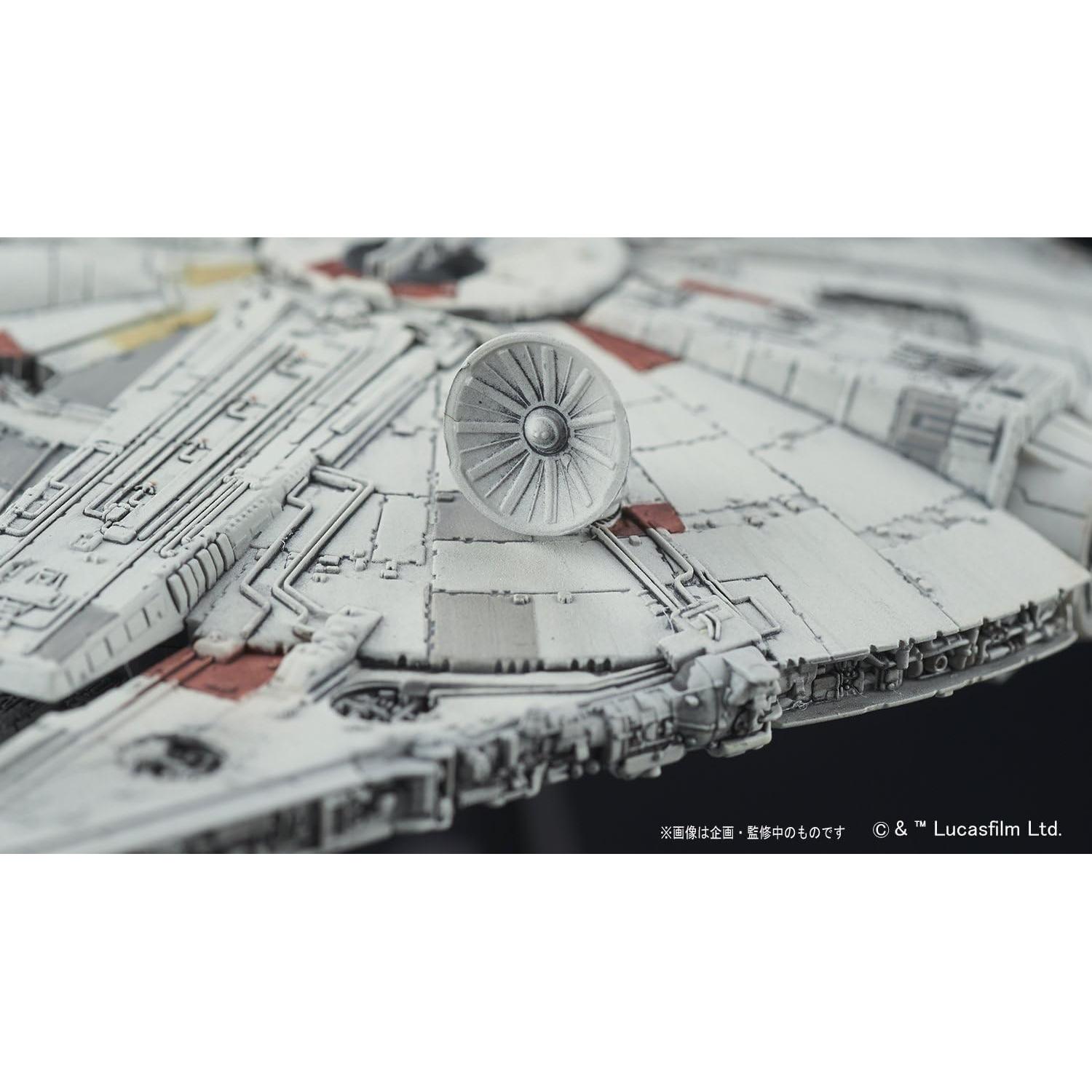 Modelo de Vehículo Star Wars Halcón Milenario 1/350 Bandai