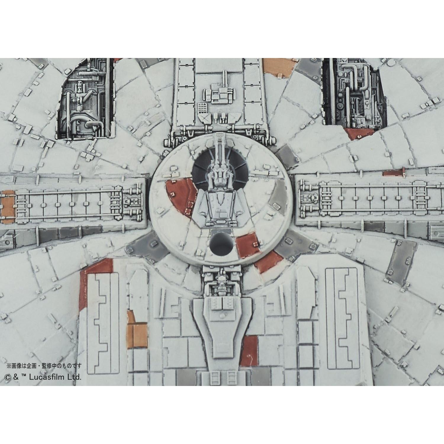 Modelo de Vehículo Star Wars Halcón Milenario 1/350 Bandai