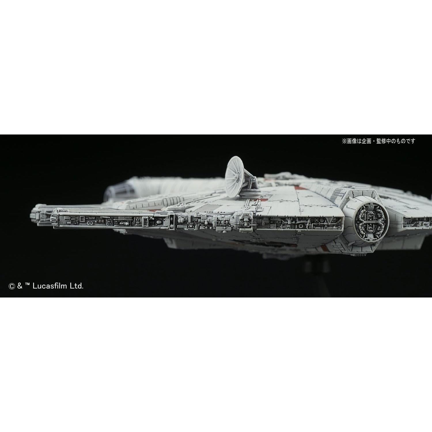 Modelo de Vehículo Star Wars Halcón Milenario 1/350 Bandai