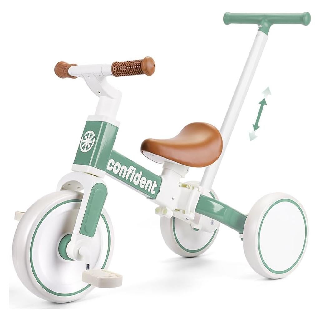 Triciclo para Niños XIAPIA 5 en 1 Verde, 1-8 Años