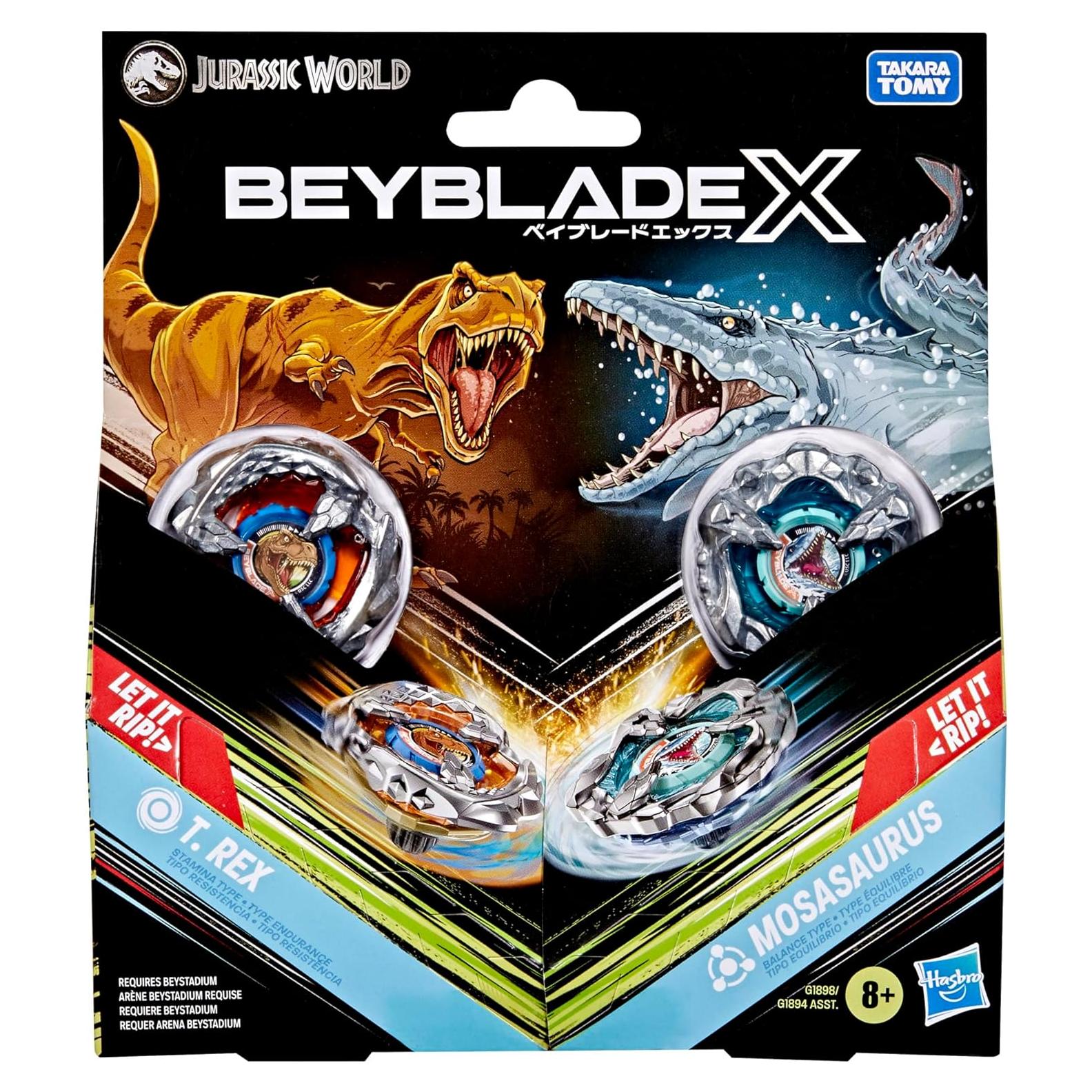 Beyblade X Multipack T. Rex vs Mosasaurus - Hasbro
