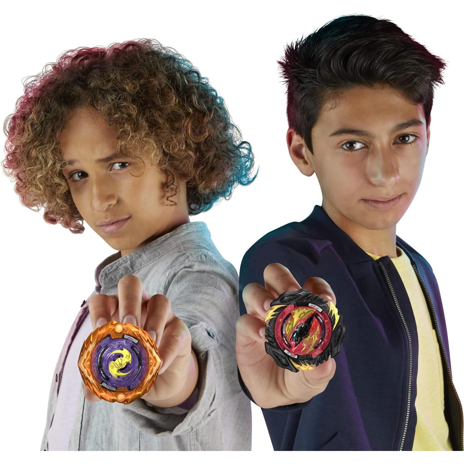 Set de Batalla Beyblade Burst QuadStrike Thunder Edge con 2 Peonzas