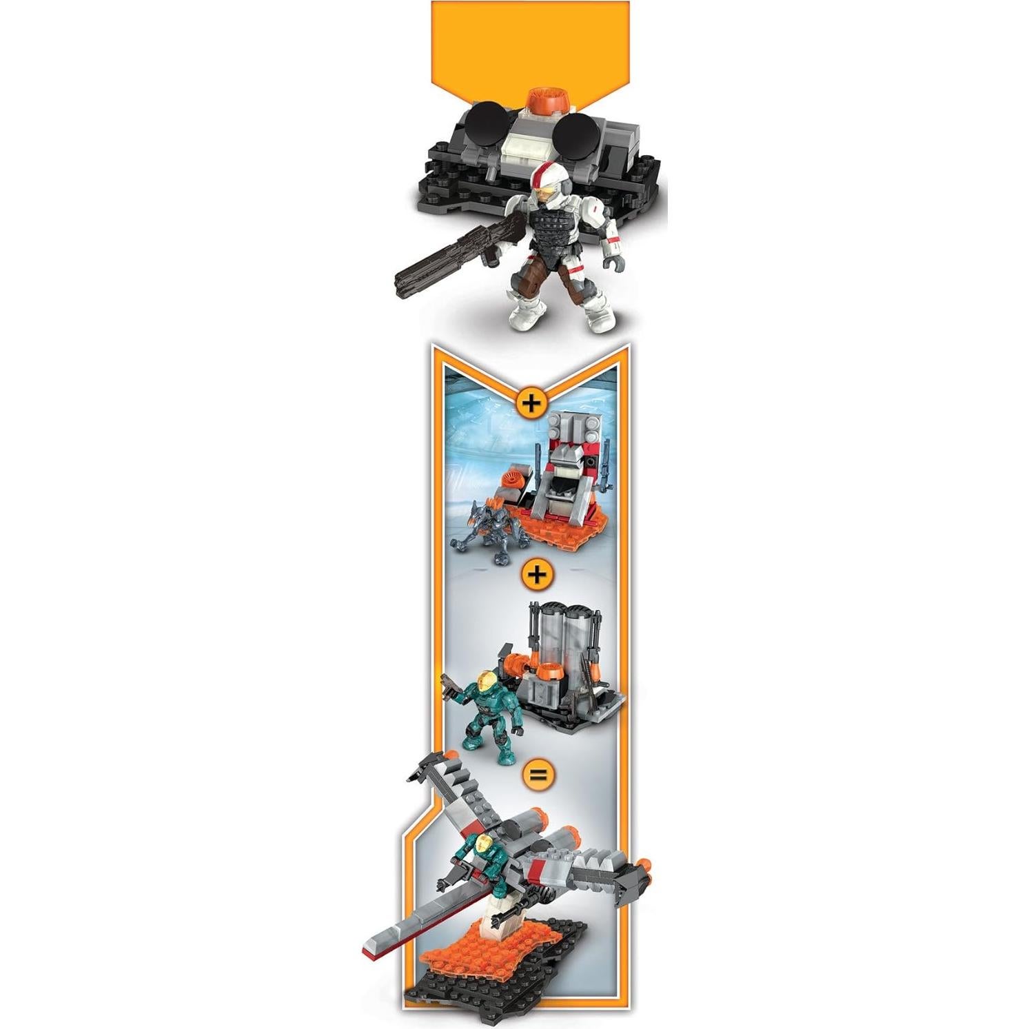 Mega Bloks Halo Consola C&C UNSC Construible con Marine