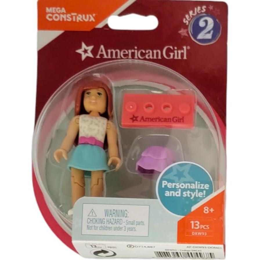 Mega Construx Chicas Americanas Paquete de 4 Figuras Coleccionables