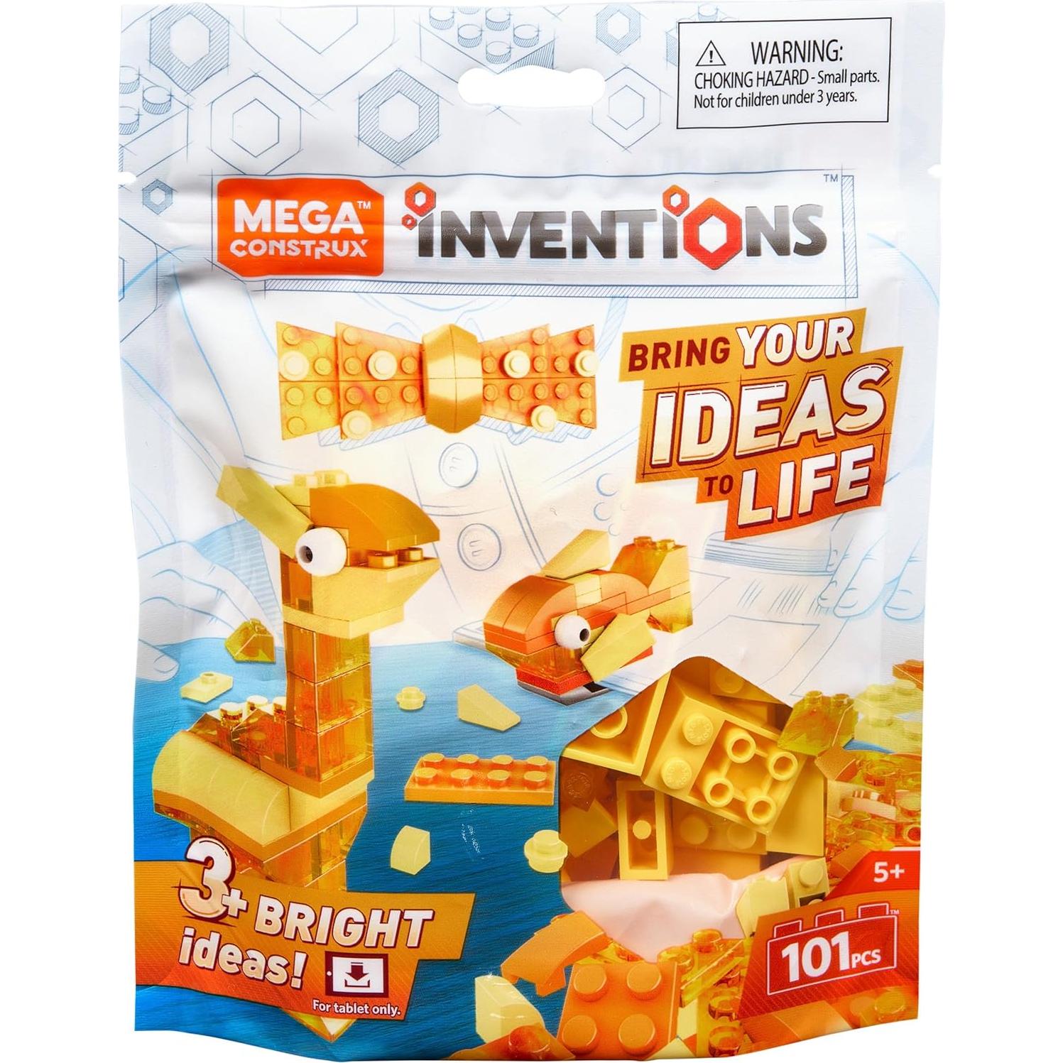 Set de Construcción Mega Construx FWP22 100 Ladrillos Amarillos