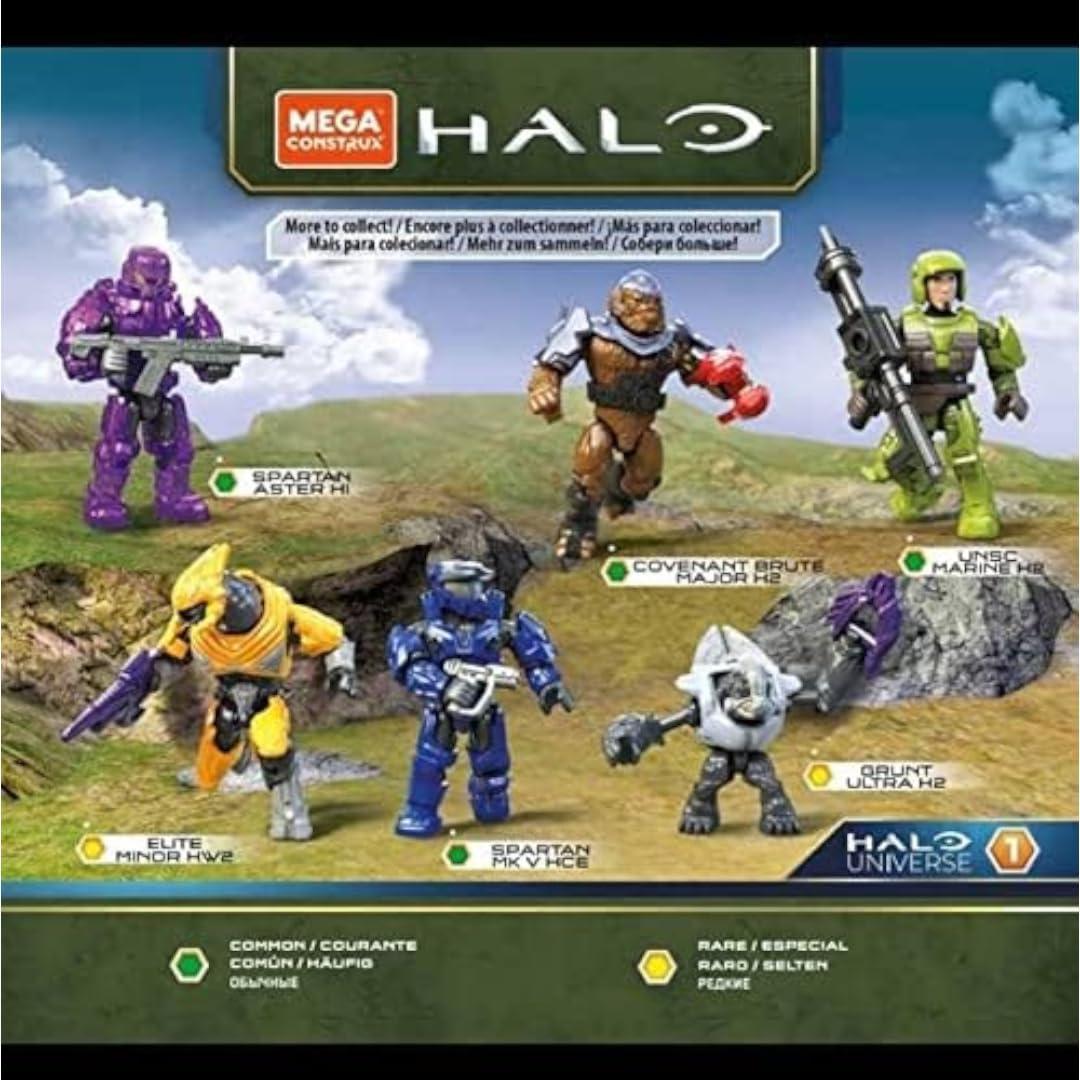 Mega Construx Halo Universe Serie 1 - Conjunto Completo 6 Figuras