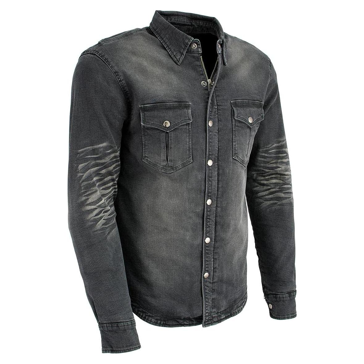 Camisa de Motociclista de Franela Negra Milwaukee MPM1620 Mediana