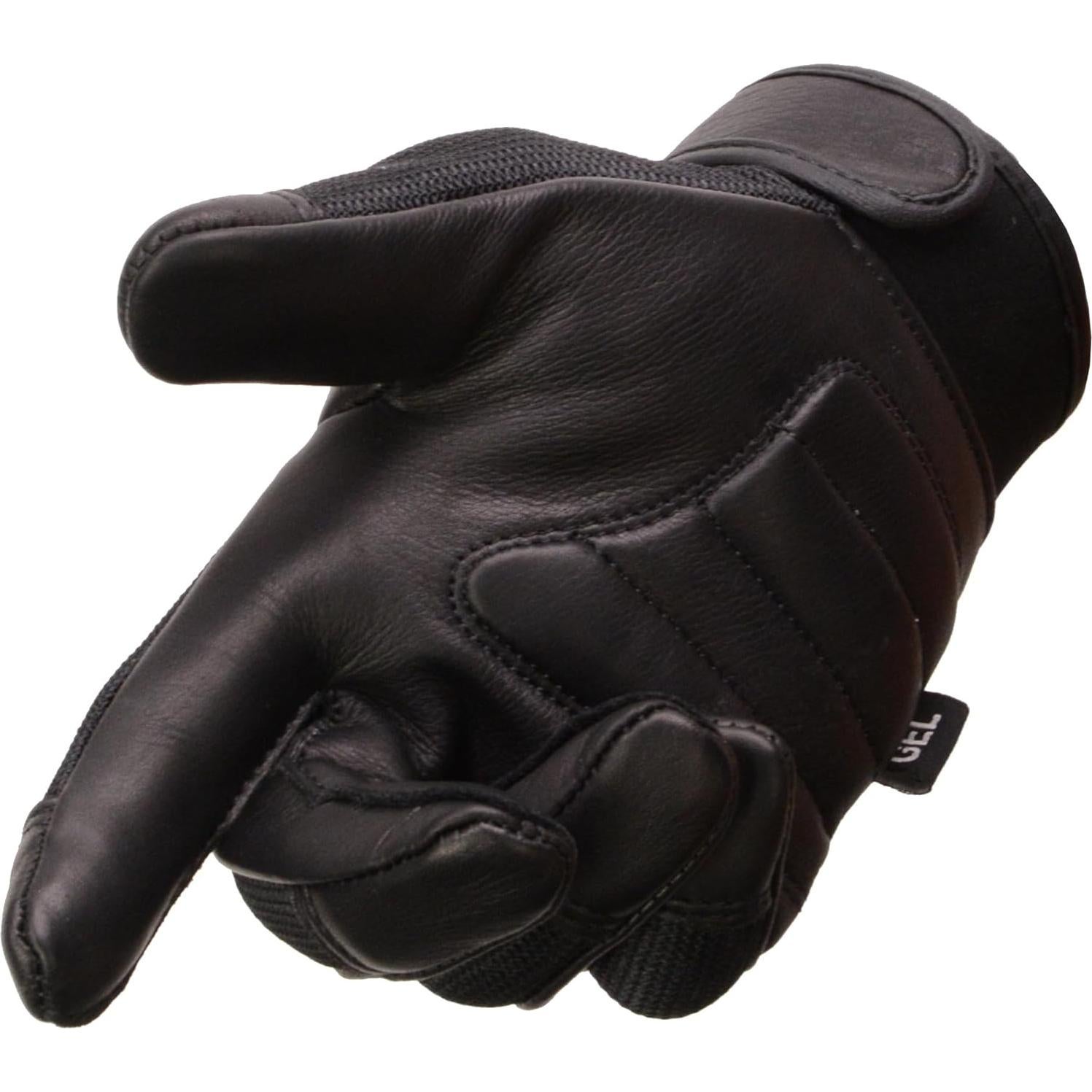 Guante de Cuero y Malla para Hombre Milwaukee Leather MG7517