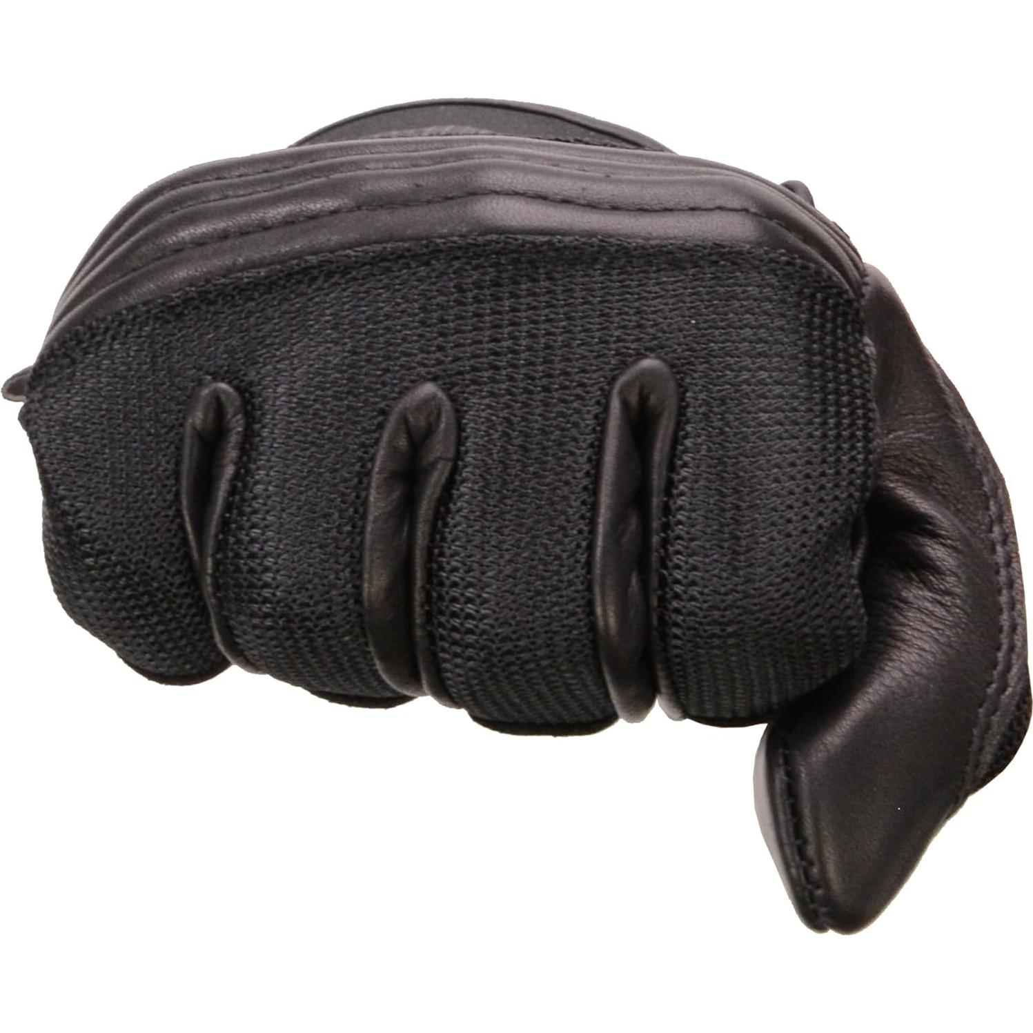 Guante de Cuero y Malla para Hombre Milwaukee Leather MG7517