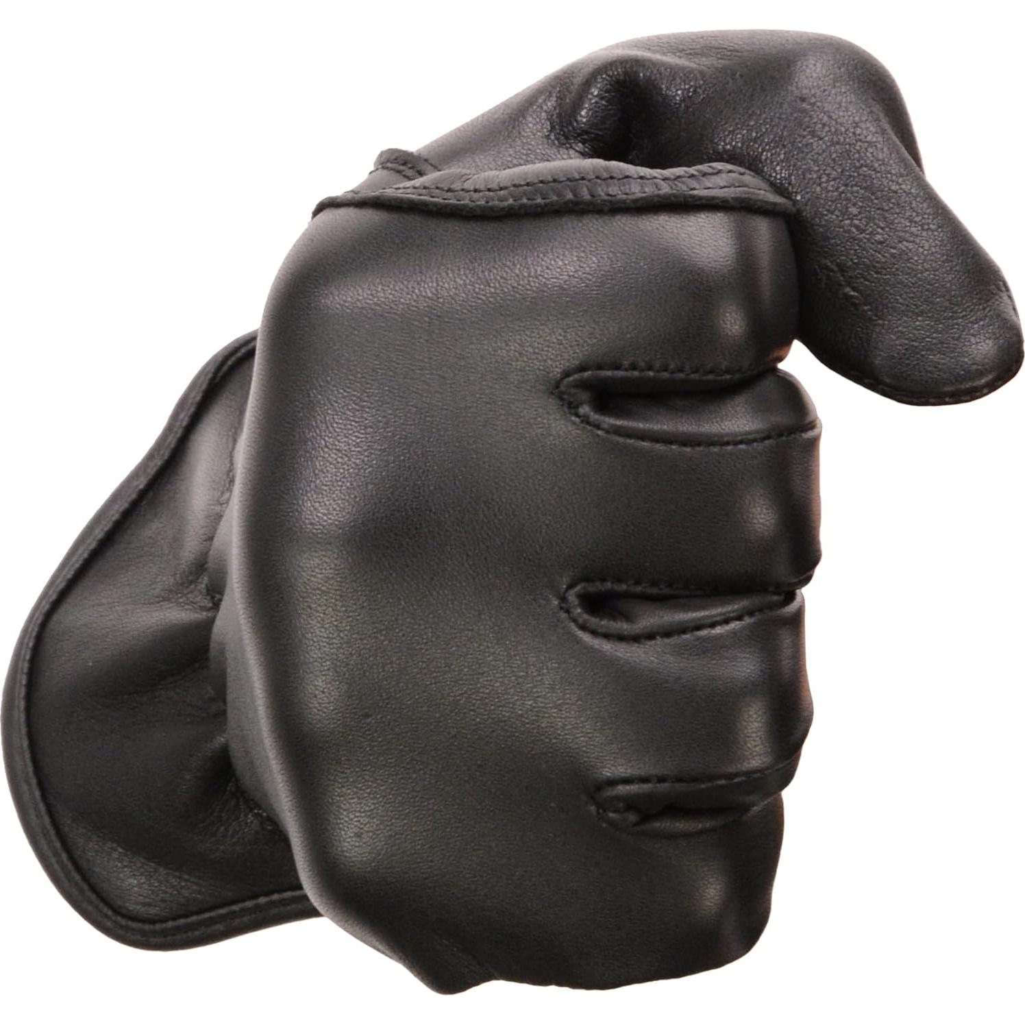 Guantes de Cuero de Ciervo para Mujeres Milwaukee SH886 Negro