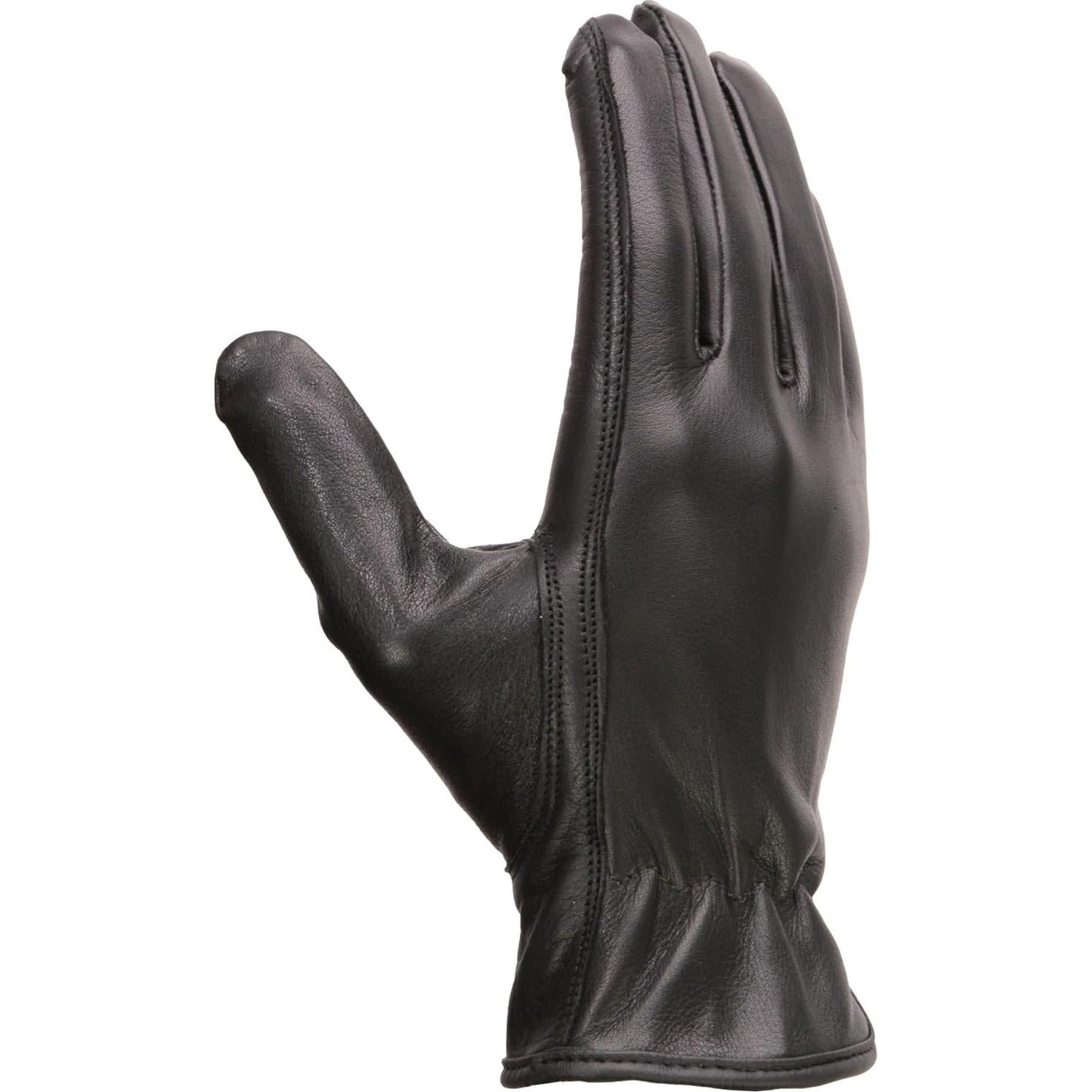 Guantes de Cuero de Ciervo para Mujeres Milwaukee SH886 Negro