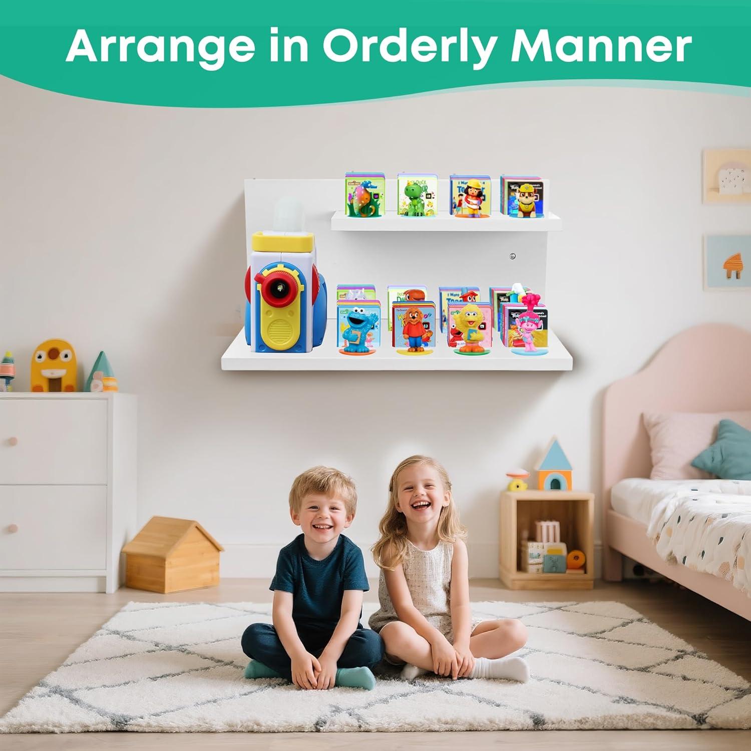 Estante Flotante PHOENANCEE para Libros Little Tikes Blanco