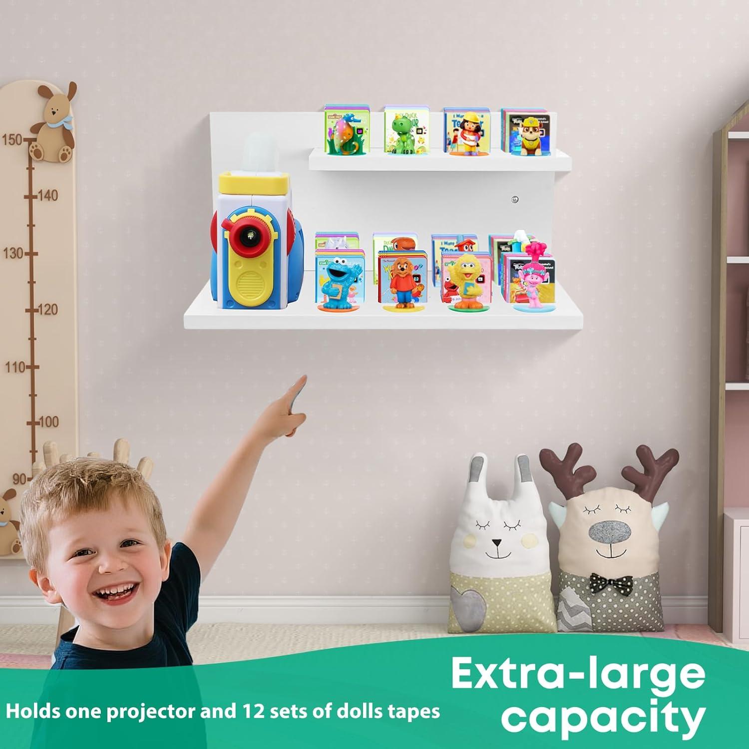 Estante Flotante PHOENANCEE para Libros Little Tikes Blanco