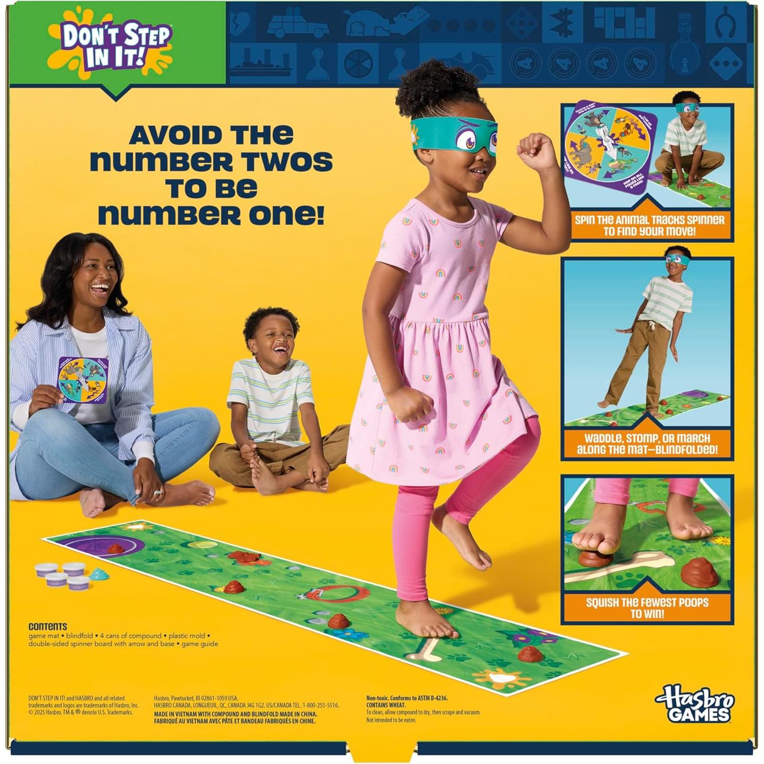 Juego de Mesa No Pises en Eso! Hasbro - Diversión a Ciegas