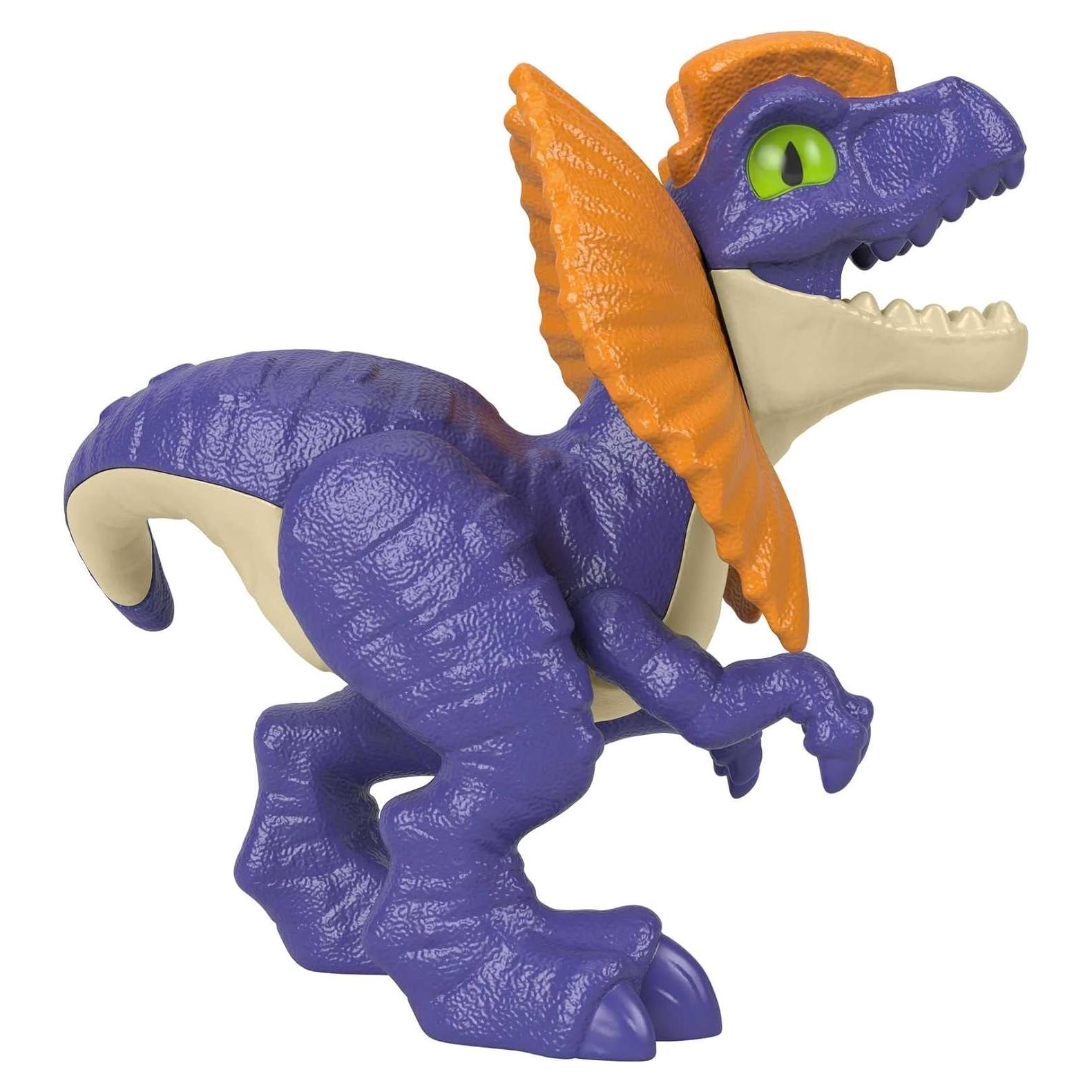 Figurita Dilophosaurus FP Imaginext Mundo Jurásico - Mattel