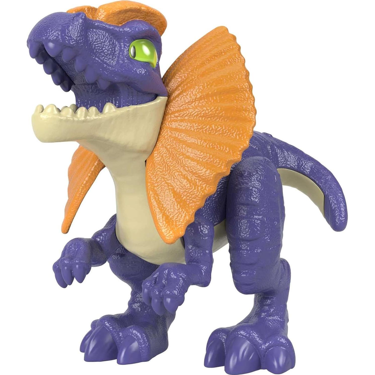 Figurita Dilophosaurus FP Imaginext Mundo Jurásico - Mattel