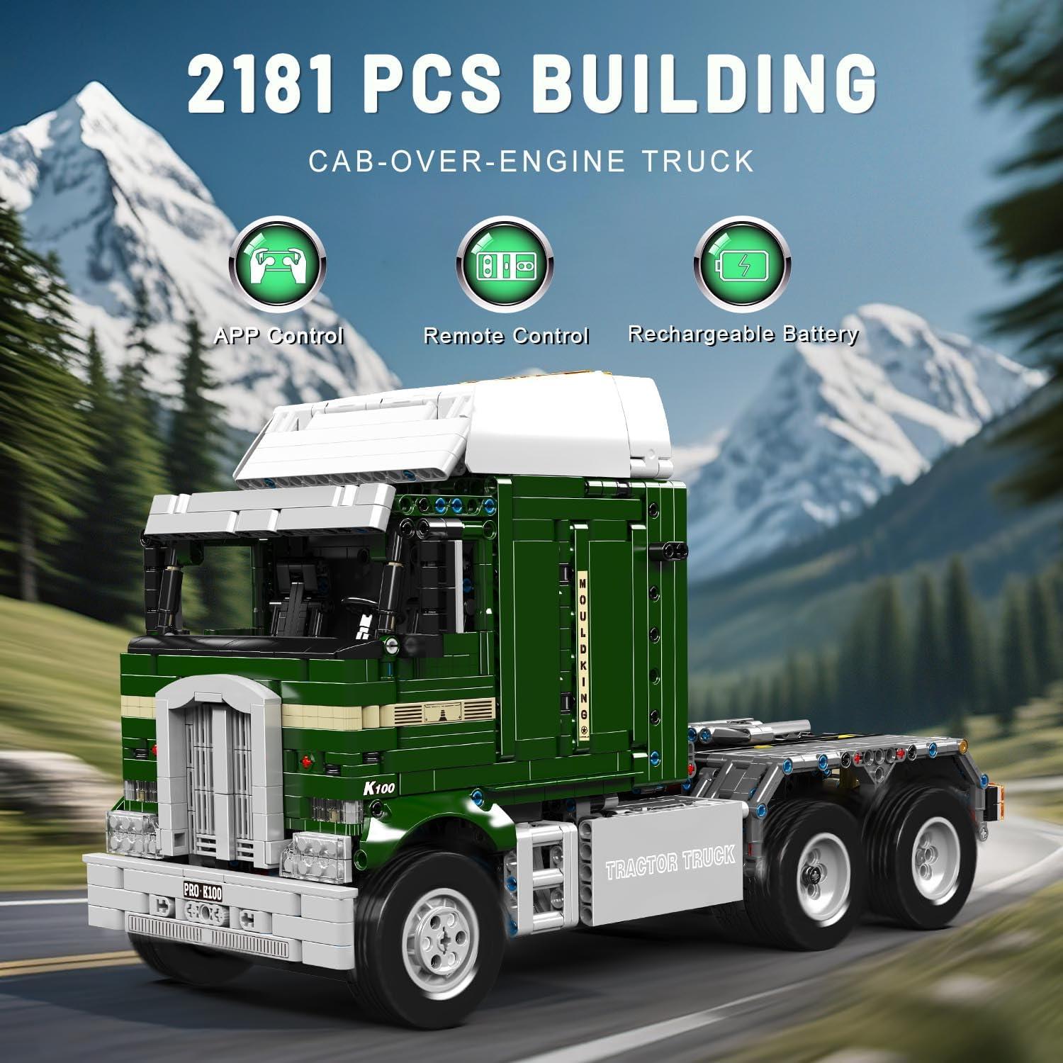 Camión Móvil de Construcción Mould King 2181 Piezas RC