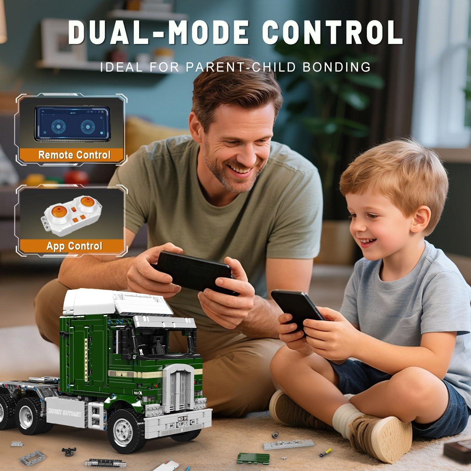 Camión Móvil de Construcción Mould King 2181 Piezas RC